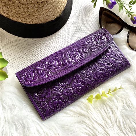 Women's Purple Designer Wallets 